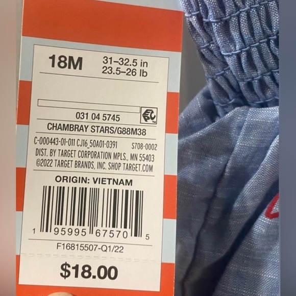 Cat and Jack - Stars Sundress - 18 months - Picture 4 of 4